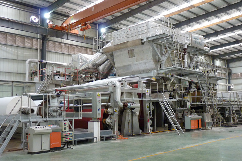 High Speed Crescent Former Facial Tissue Paper Making Machine