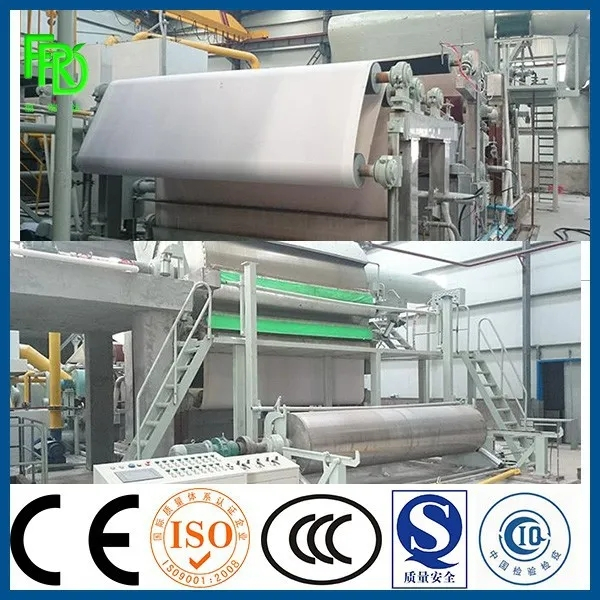 High Efficiency crescent former paper machine for Rolling Paper